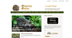 Desktop Screenshot of hedgehog-rescue.org.uk